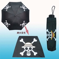 海盗王骷髅变色雨伞