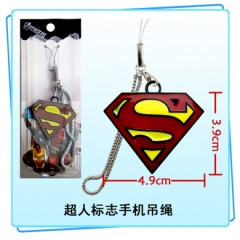 超人标志手机吊绳