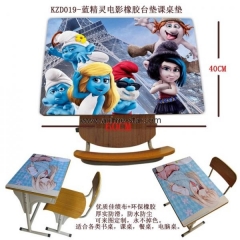 KZD019-蓝精灵电影橡胶台垫课桌垫 