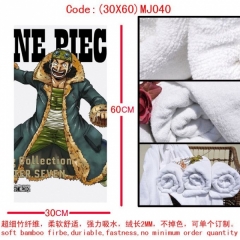 (30X60)MJ040-海贼王动漫毛巾