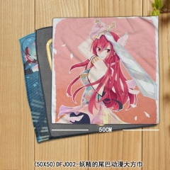 (50X50)DFJ002-妖精的尾巴动漫大方巾 