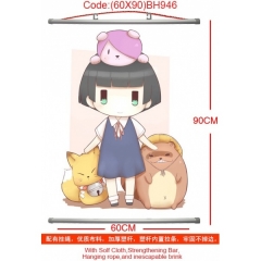 (60X90)BH946-银仙动漫塑杆布挂画
