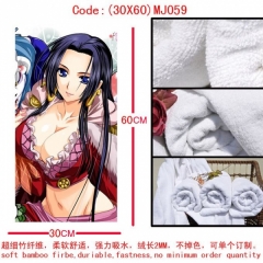 30X60 MJ059-海贼王动漫毛巾 