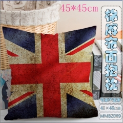 MMBZ089-英国国旗全彩棉麻抱枕