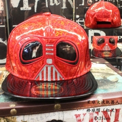 星球大战机器人棒球帽（红黑）.jpg