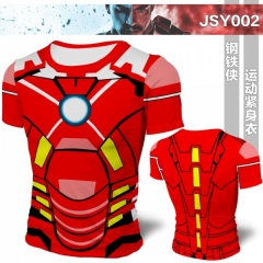 JSY002-钢铁侠动漫运动紧身衣