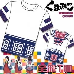 QCDX051-当女孩遇到熊动漫全彩短袖T恤