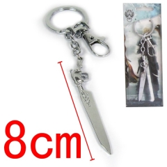 最终幻想银色武器刀扣钥匙扣挂扣 C款KS226
