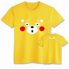 熊本熊黄色纯棉T恤B款