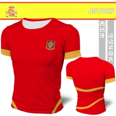 JSY027-西班牙动漫运动紧身衣