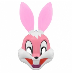 发光兔子耳朵面具 万圣节儿童节表演装扮舞会面具，10个一套