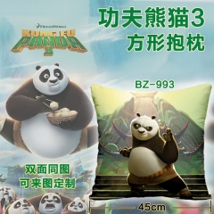 （45X45）BZ993-功夫熊猫3动漫全彩双面抱枕