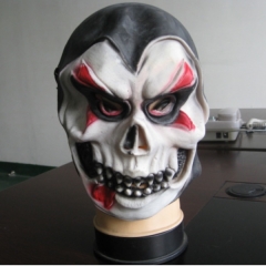 环保乳胶恐怖面具电影面具 小丑面具 动物面具(20个一套）