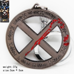 X战警天启标志字母火星挂件钥匙扣（枪色、）