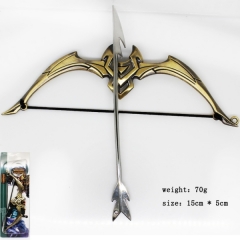 魔兽世界系列武器弓箭挂件（古铜） .jpg