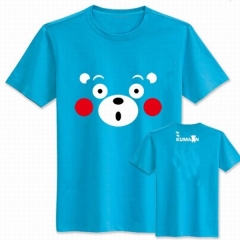 熊本熊蓝色纯棉T恤D款