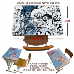 KZD045-暴走漫画动漫橡胶台垫课桌垫