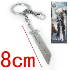 最终幻想银色武器刀扣钥匙扣挂扣 E款KS228 