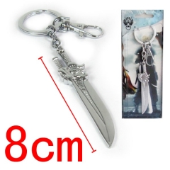 最终幻想银色武器刀扣钥匙扣挂扣 H款KS231 