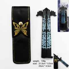 黑执事系列黑色标志翅膀折叠刀 刀套二合一套装