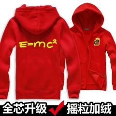 生活大爆炸黄E=MC2红色卫衣