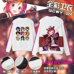 QCWY024-lovelive动漫全彩加绒卫衣