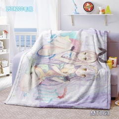MT063-舰队collection动漫超大貂绒毛毯