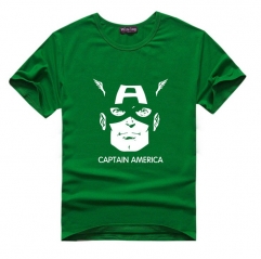 美剧 美国超级英雄 美国队长内战同款 纯棉短袖t恤 男女款 半袖  5件起订