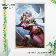 (60X90)BH1076-王者荣耀游戏白色塑料杆挂画