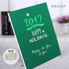 (20X25)MBH107-圣诞 闪光木版画（10寸）