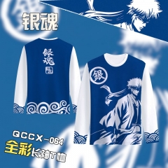 QCCX064-银魂动漫全彩长袖T恤