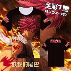 QCDX430-妖精的尾巴动漫全彩T恤