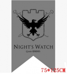 权利游戏 NIGHT'S WATCH 旗帜COSPLAY旗子道具