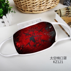 KZ121-死侍影视彩印太空棉口罩