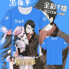 QCDX409-黑执事动漫全彩T恤