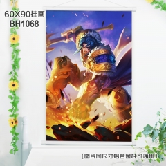 (60X90)BH1068-王者荣耀游戏白色塑料杆挂画