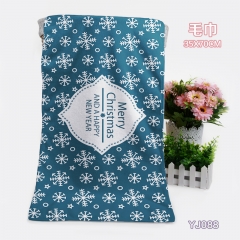 （35X70）YJ088-圣诞 浴巾