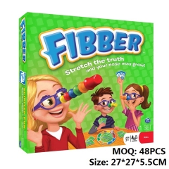 Fibber Board Game 撒谎者的棋盘游戏 眼镜长鼻子 聚会 整蛊玩具