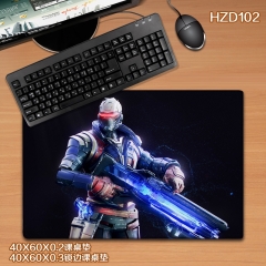 HZD102-守望先锋游戏 40X60X0.3橡胶锁边课桌垫