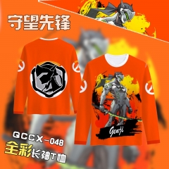 QCCX048-守望先锋动漫全彩长袖T恤