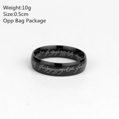 10个一套 指环王不锈钢戒指 jz041
