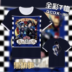 QCDX180-黑执事动漫全彩T恤
