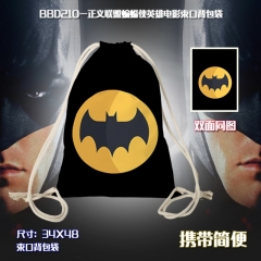 BBD210-正义联盟蝙蝠侠英雄电影束口背包袋