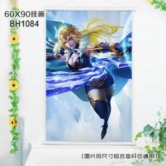 (60X90)BH1084-王者荣耀游戏白色塑料杆挂画