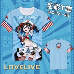 QCDX128-LOVELIVE动漫全彩T恤