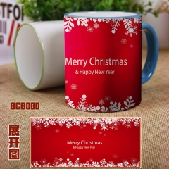 BCB080-圣诞 边彩马克杯