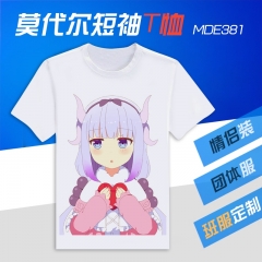 MDE381-小林家的龙女仆动漫莫代尔短袖T恤