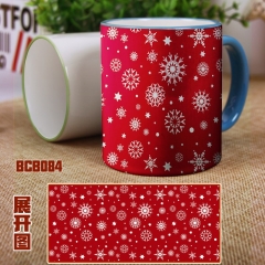 BCB084-圣诞 边彩马克杯