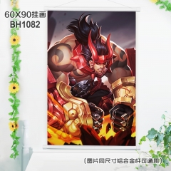 (60X90)BH1082-王者荣耀游戏白色塑料杆挂画