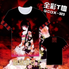 QCDX323-地狱少女动漫全彩T恤